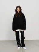 Fleece Oversized Hoodie Sweatshirt