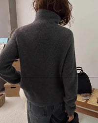Soft Cashmere Buttoned Knit Cardigan