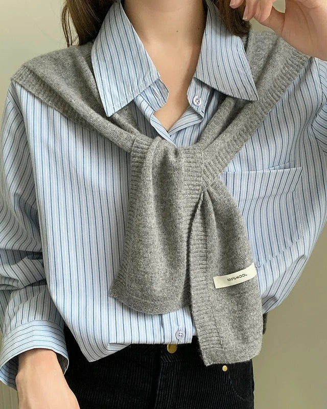 100% Wool Solid Scarf Shawl Triangular Headscarf