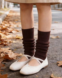 Wool Cashmere Knit Leg Warmers