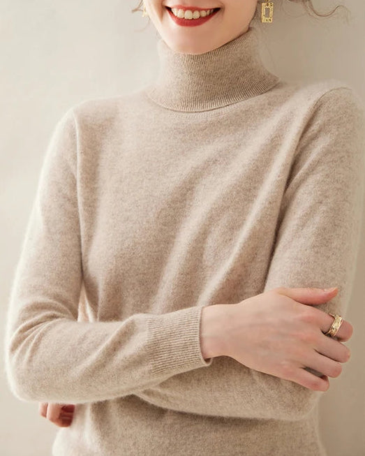 Classic Cashmere Turtleneck Sweater