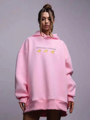 Oversized Ducks Printed Hoodie