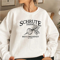 Schrute Farms Long Sleeve Pullover Sweatshirt
