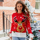 Elk Jacquard Christmas Sweater