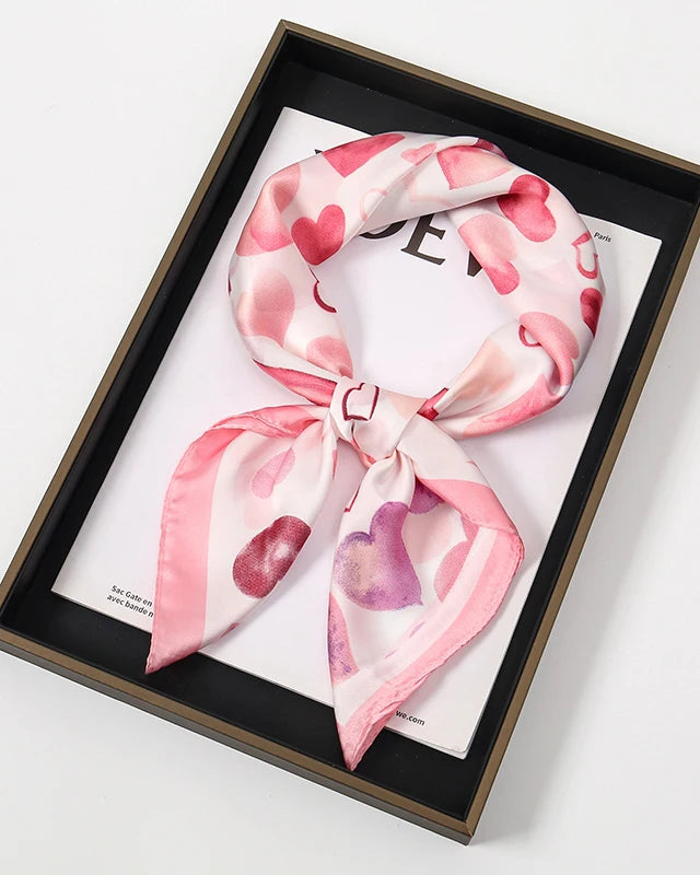 Multifunction Paisley Square Silk Scarf