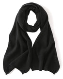 Textured Knitted Wool Scarf Shawl