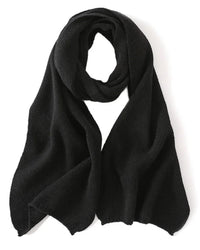 Textured Knitted Wool Scarf Shawl