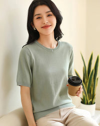 Everyday Cotton O-Neck Knit Tee
