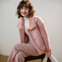 Plus Velvet Thickened Short Jacket