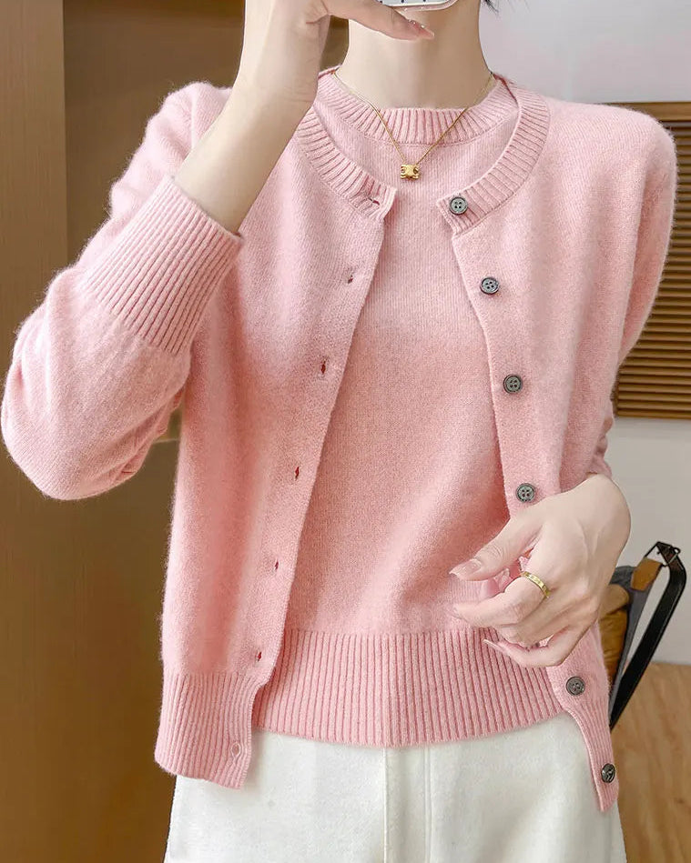 Wool Knit Twinset