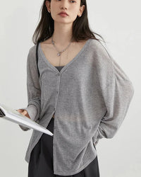 Lightweight V-Neck Cardigan