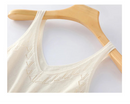 Loose-Fit Knitted Cotton Vest