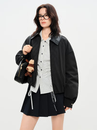 Lightweight Quilted Patchwork Short Jacket