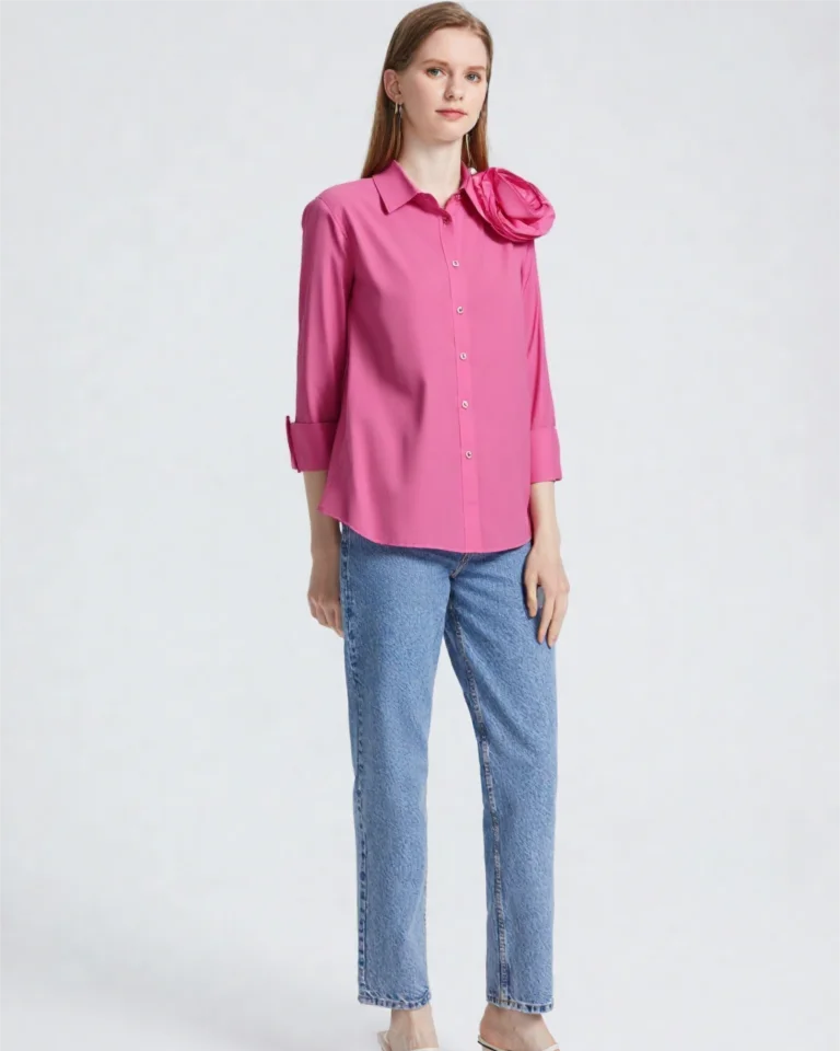 Elegant And Versatile Women'S Long-Sleeved Shirt