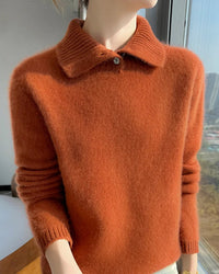 Thick Merino Wool Zip Turtleneck Sweater
