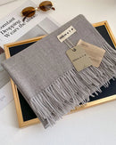 Faux Cashmere Thick Wrap Scarf in Colors