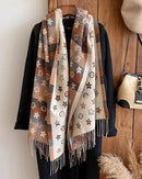 Printed Oversized Shawl Wrap Scarf