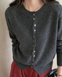 Relaxed Wool Knit Pullover Sweater