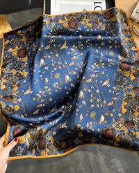 New Women's Silk Printed Scarf