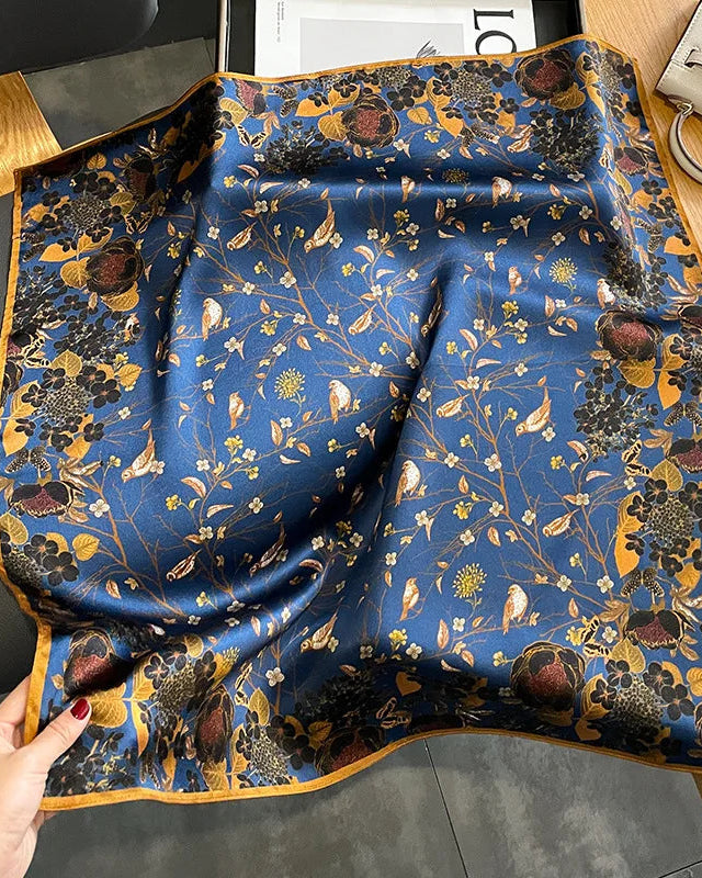 New Women's Silk Printed Scarf