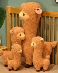 Furry Llama Alpaca Plush Stuffed Pillow Toy