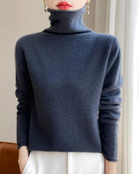 Knitted Wool Turtleneck Sweater