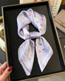 Multifunction Paisley Square Silk Scarf