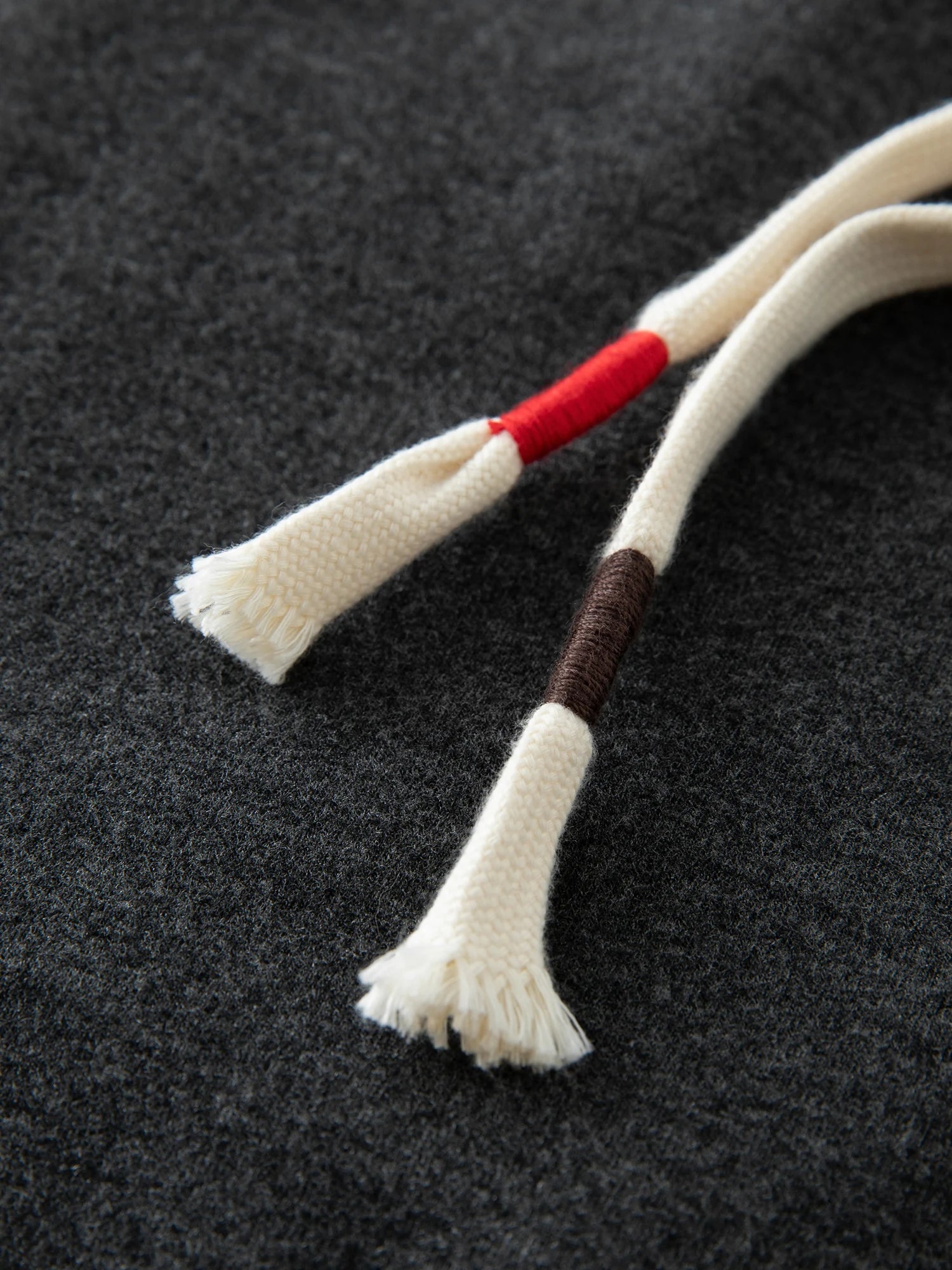 Drawstring Waist Wool Blended Pants