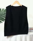 Merino Wool Jacquard Sweater Vest