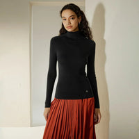 Seamless Silk-Cashmere Turtleneck Jumper