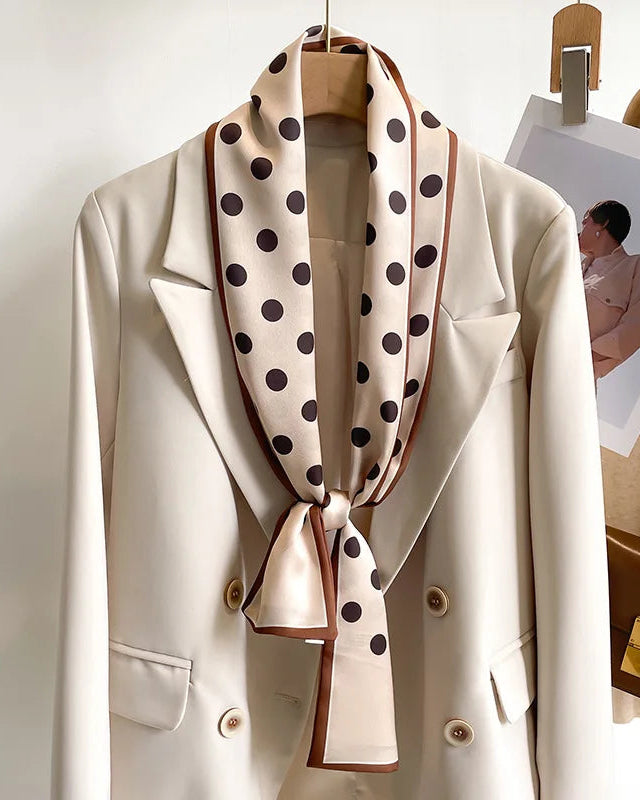 Women's Printed Silk Scarf & Shawl