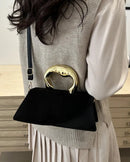 Minimalist PU Leather Square Shoulder Bag