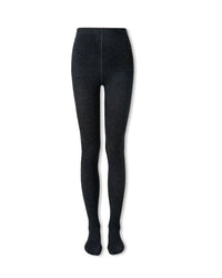 Ribbed Knit Wool Blend Tights