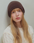 Rolled-Edge Wool Slouch Beanie