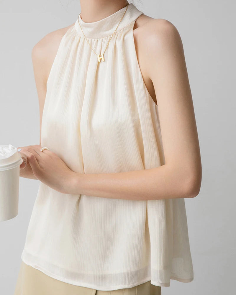 Elegant Halter-Vest Casual Summer Top