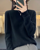 Extrafine Merino Wool Round-Neck Sweater
