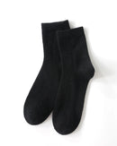 Thick Knit Cashmere Mid-Calf Socks