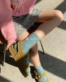 Cashmere Cotton Thermal Crew Socks