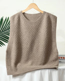 Merino Wool Jacquard Sweater Vest