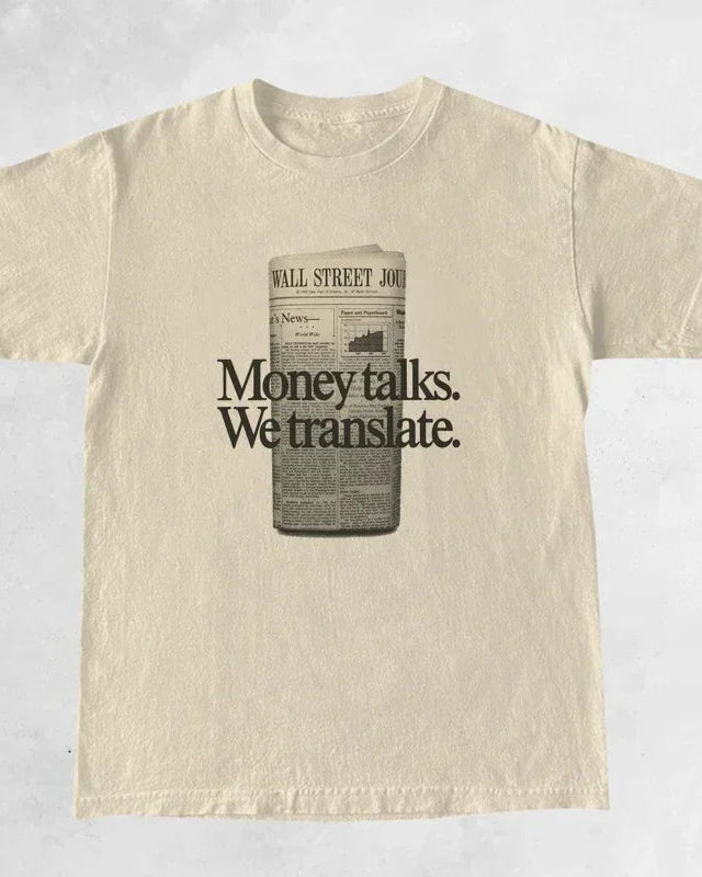 Letter-Print T-Shirt