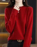 Merino Wool Round Neck Sweater
