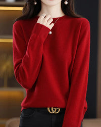 Merino Wool Round Neck Sweater