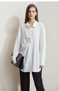 Solid Loose Chic Chiffon Blouses