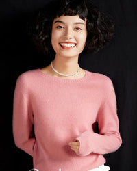 Cashmere Casual Crew Neck Loose Sweater