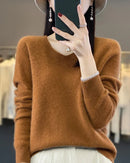 Extrafine Merino Wool V-Neck Sweater