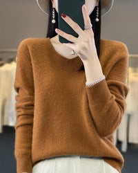 Extrafine Merino Wool V-Neck Sweater