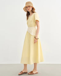 Stylish High-Waisted Slim-Fitting Long Dress