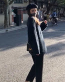 Mid-Length Cashmere V-Neck Cardigan