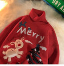 Turtleneck Christmas Sweater Ugly Sweater