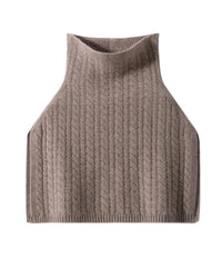Wool Cashmere Turtleneck Poncho